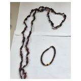 Collection of Wooden Necklaces and Bracelets Assorted Styles