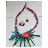 Collection of Wooden Necklaces and Bracelets Assorted Styles