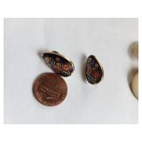 Set of 10 Vintage Costume Jewelry Clip-On Earrings