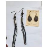 Set of 7 Pairs French Hook Earrings Assorted Styles