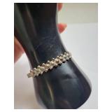 Set of 6 Silver Plated Cuff Bracelets Assorted Designs