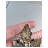 Sterling Silver Leaf Brooch with Abalone Inlay, 6.06g, Missing Shell