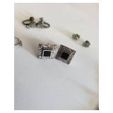 Lot of 7 Pairs of Costume Jewelry Earrings Assorted Styles