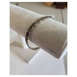 Sterling Silver Twisted Bracelet 19.33 Grams