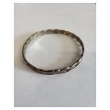 Sterling Silver Twisted Bracelet 19.33 Grams