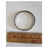 Sterling Silver Twisted Bracelet 19.33 Grams