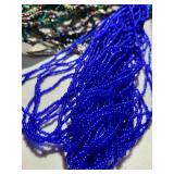Set of 14 Beaded Costume Jewelry Necklaces