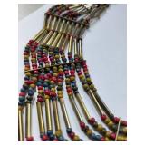 Set of 14 Beaded Costume Jewelry Necklaces