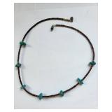 Set of 6 Turquoise Beaded Necklaces