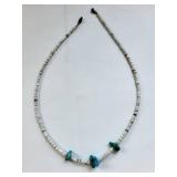 Set of 6 Turquoise Beaded Necklaces