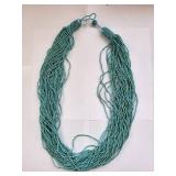 Set of 6 Turquoise Beaded Necklaces