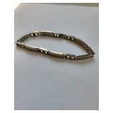 8 Inch Sterling Silver Bracelet, 20.93 Grams