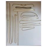 Collection of 15 Gold Tone Costume Jewelry Necklaces