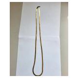 Collection of 15 Gold Tone Costume Jewelry Necklaces