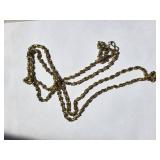 Collection of 15 Gold Tone Costume Jewelry Necklaces