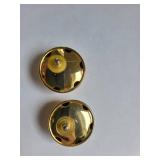 Set of 12 Gold Tone Costume Jewelry Pieces - Necklaces, Bracelets, Earrings