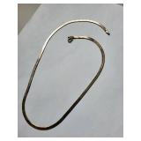 Sterling Silver Necklace 18 Inch 7.29 Grams