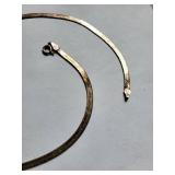 Sterling Silver Necklace 18 Inch 7.29 Grams