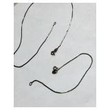 Sterling Silver Necklace and Bracelet Set, 2.93 Grams