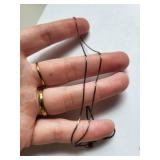 Sterling Silver Necklace and Bracelet Set, 2.93 Grams