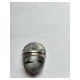 Sterling Silver Turquoise Ring Size 7, 13.73g (Not Marked)