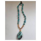 Collection of Costume Turquoise Jewelry - Necklaces, Bracelets, and Pins
