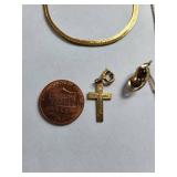 14K Gold Filled Jewelry Set - Necklaces, Ring Size 7.75, Pendant with Tiger