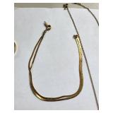 14K Gold Filled Jewelry Set - Necklaces, Ring Size 7.75, Pendant with Tiger