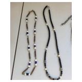 Collection of Costume Jewelry Beaded Necklaces, Bracelets, and Earrings