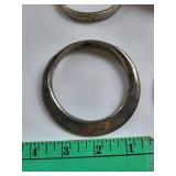 Set of 8 Vintage Costume Jewelry Bangle Bracelets