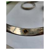 Set of 8 Vintage Costume Jewelry Bangle Bracelets