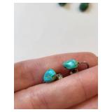 Set of 5 Pairs Turquoise and Malachite Earrings Assorted Styles