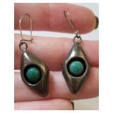 Set of 5 Pairs Turquoise and Malachite Earrings Assorted Styles