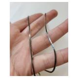 Sterling Silver Necklace 20 Inch 8.4 Grams