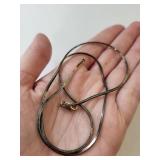 Sterling Silver Necklace 20 Inch 8.4 Grams