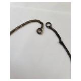 Sterling Silver Floral Necklace 14.5 Inch, 25 Grams