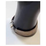 Milor Sterling Silver 8 Inch Bracelet 21.62 Grams Italy
