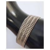 Milor Sterling Silver 8 Inch Bracelet 21.62 Grams Italy