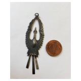 Sterling Silver Native American Style Mashe Pendant 44g