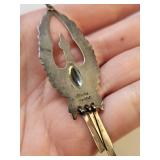 Sterling Silver Native American Style Mashe Pendant 44g