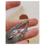 Sterling Silver Native American Style Mashe Pendant 44g