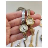 Collection of 13 Vintage Ladies Wrist Watches and Pocket Watch
