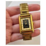 Lot of 2 Vintage Wristwatches - Gitano Quartz Diamond and Chronograph LCD