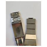 Lot of 2 Vintage Wristwatches - Gitano Quartz Diamond and Chronograph LCD