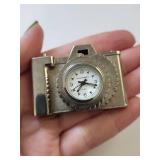 Vintage Accoutrements Miniature Camera Desk Clock