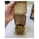 Collection of 4 Vintage Travel and Alarm Clocks Including Blessing, Florn, and Enesco