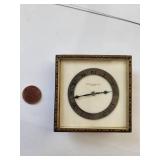 Vintage Harry B. Whitmore Omaha Brass Desk Clock