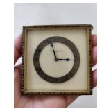 Vintage Harry B. Whitmore Omaha Brass Desk Clock