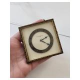 Vintage Harry B. Whitmore Omaha Brass Desk Clock