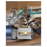 Large Collection of Vintage and Modern Wristwatches with Bands and Accessories